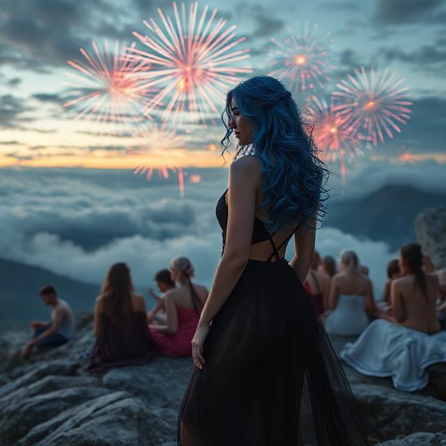 Fireworks Over Olympus